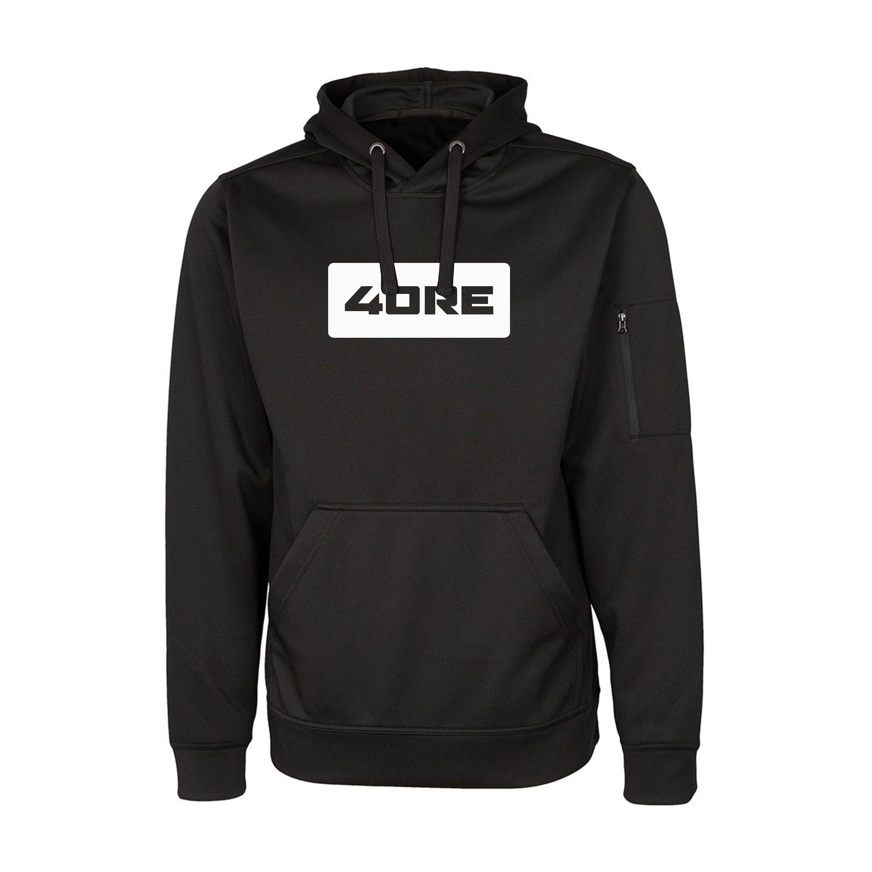 4ORE TOUR HOODIE BLACK LIMITED EDITION 4ORE NUTRITION