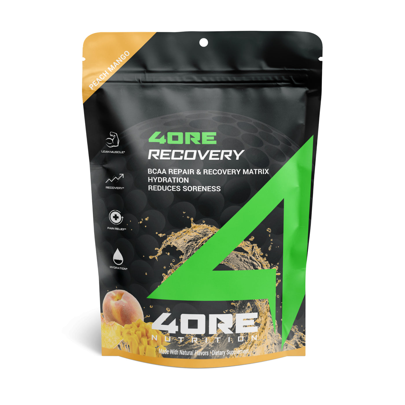 4ORE RECOVERY - 4ORE NUTRITION 4ORE RECOVERY Peach Mango 20 Serving Pouch