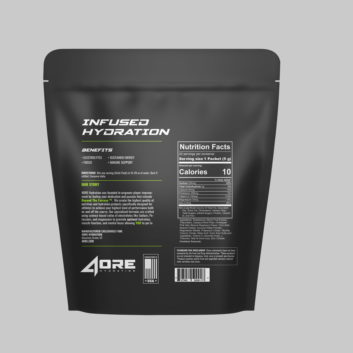 4ORE Infused Hydration