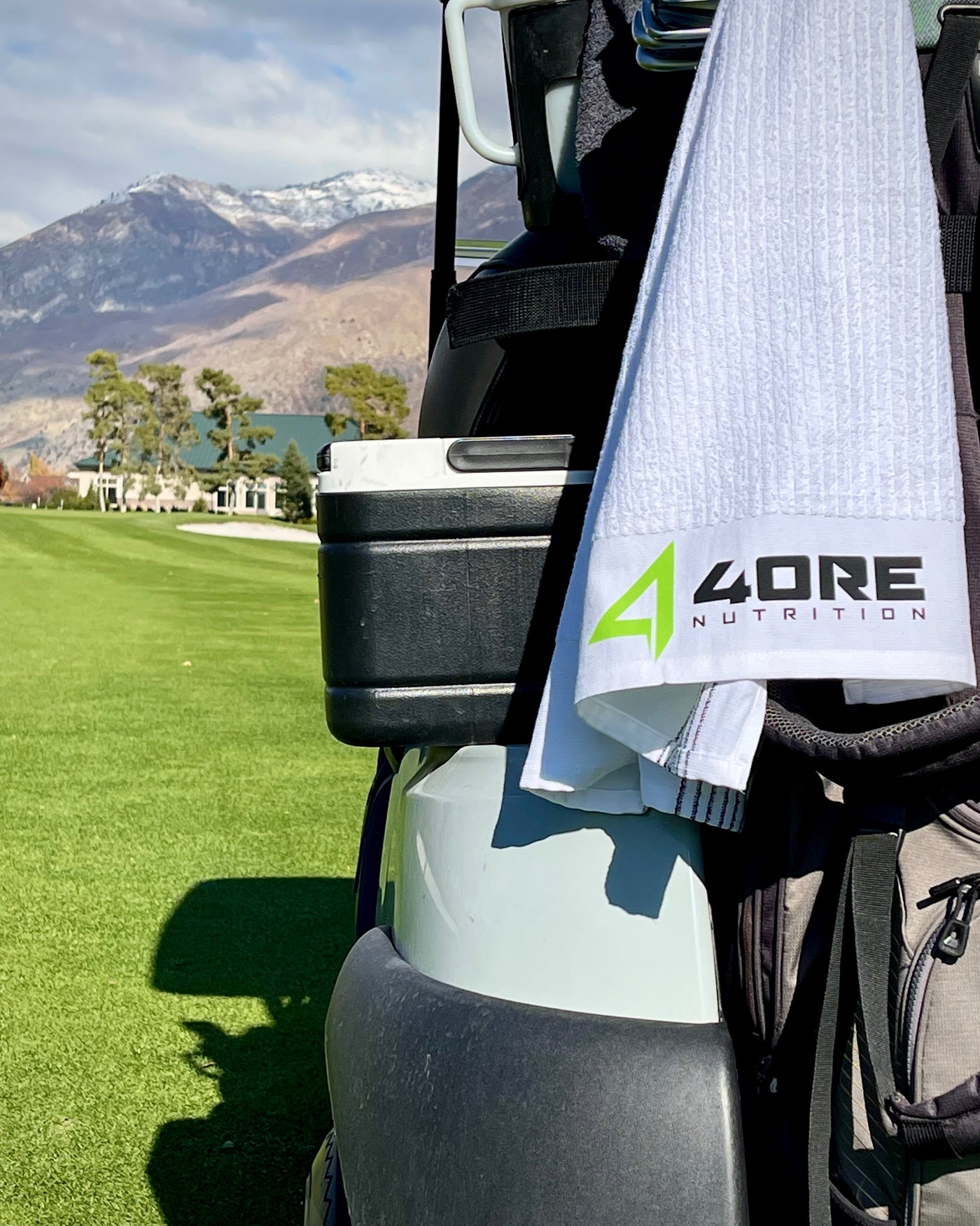 Players Towel - 4ORE NUTRITION Players Towel Golf Towel (7457590411519)