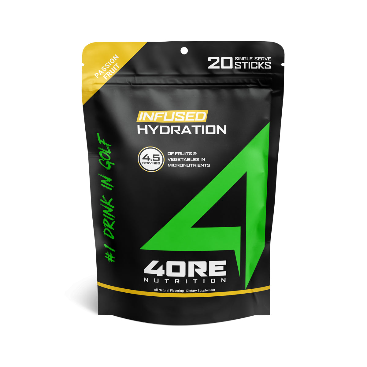 4ORE INFUSED HYDRATION - 4ORE NUTRITION 4ORE INFUSED HYDRATION Passion Fruit Infused Hydration
